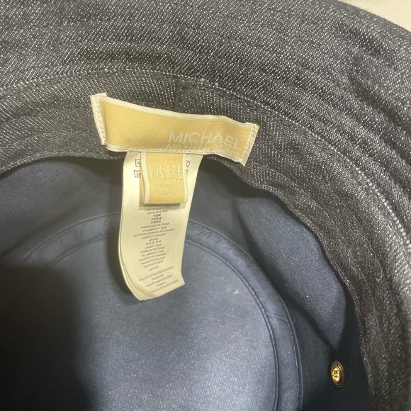 Michael Kors Embellished Denim Bucket Hat. - Picture 8 of 8